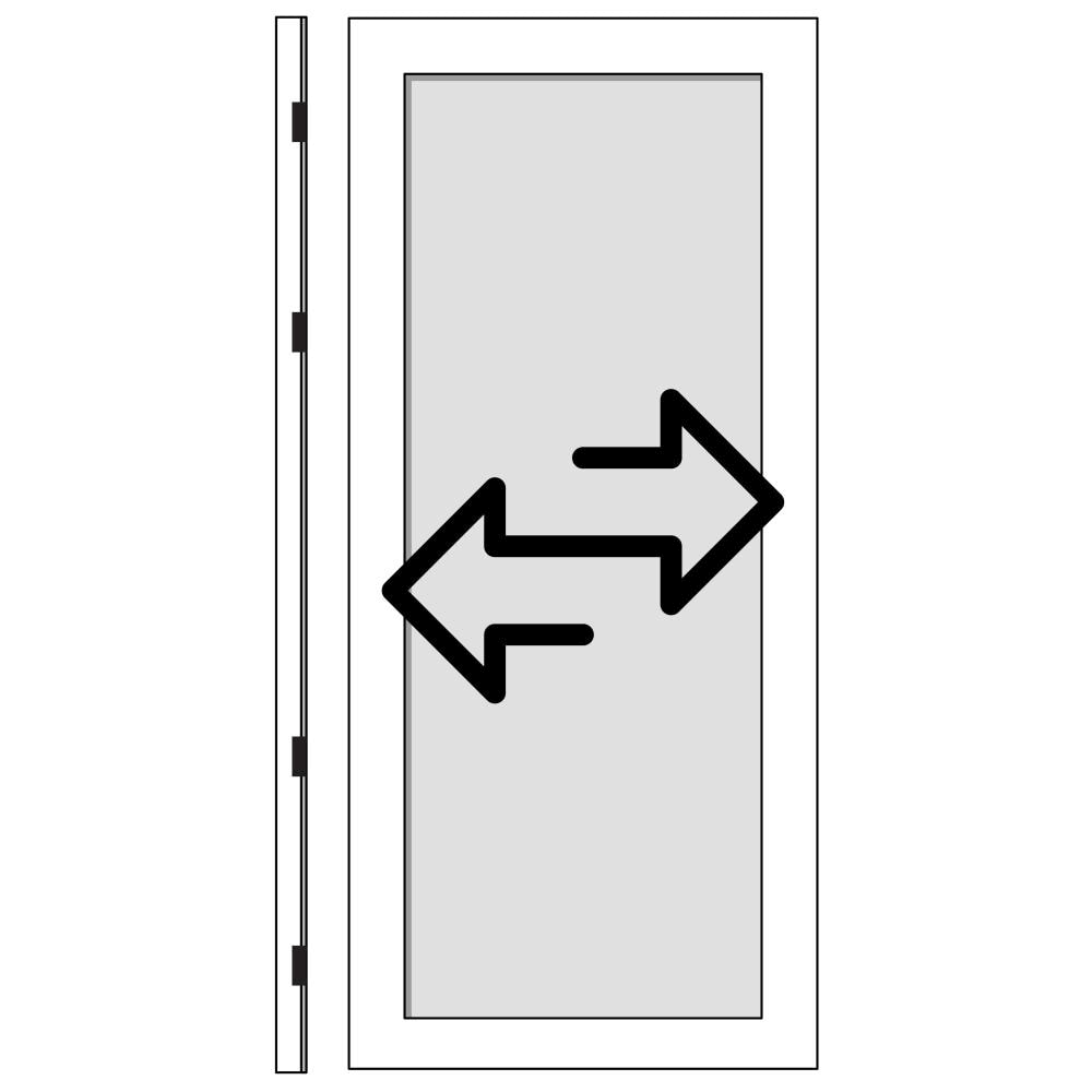 Black Full-view Aluminum Storm Door B2323