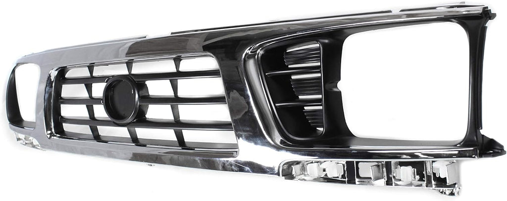 Chrome Shell Grille with Painted Black Insert R738689