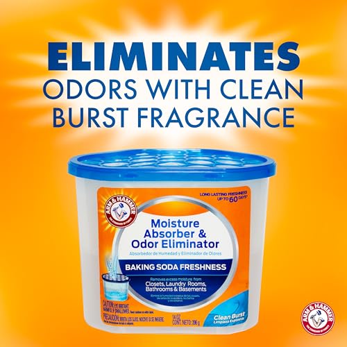 Fragrance Free Disposable Moisture Absorber and Odor Eliminator Tub, 1 lb. Y62620