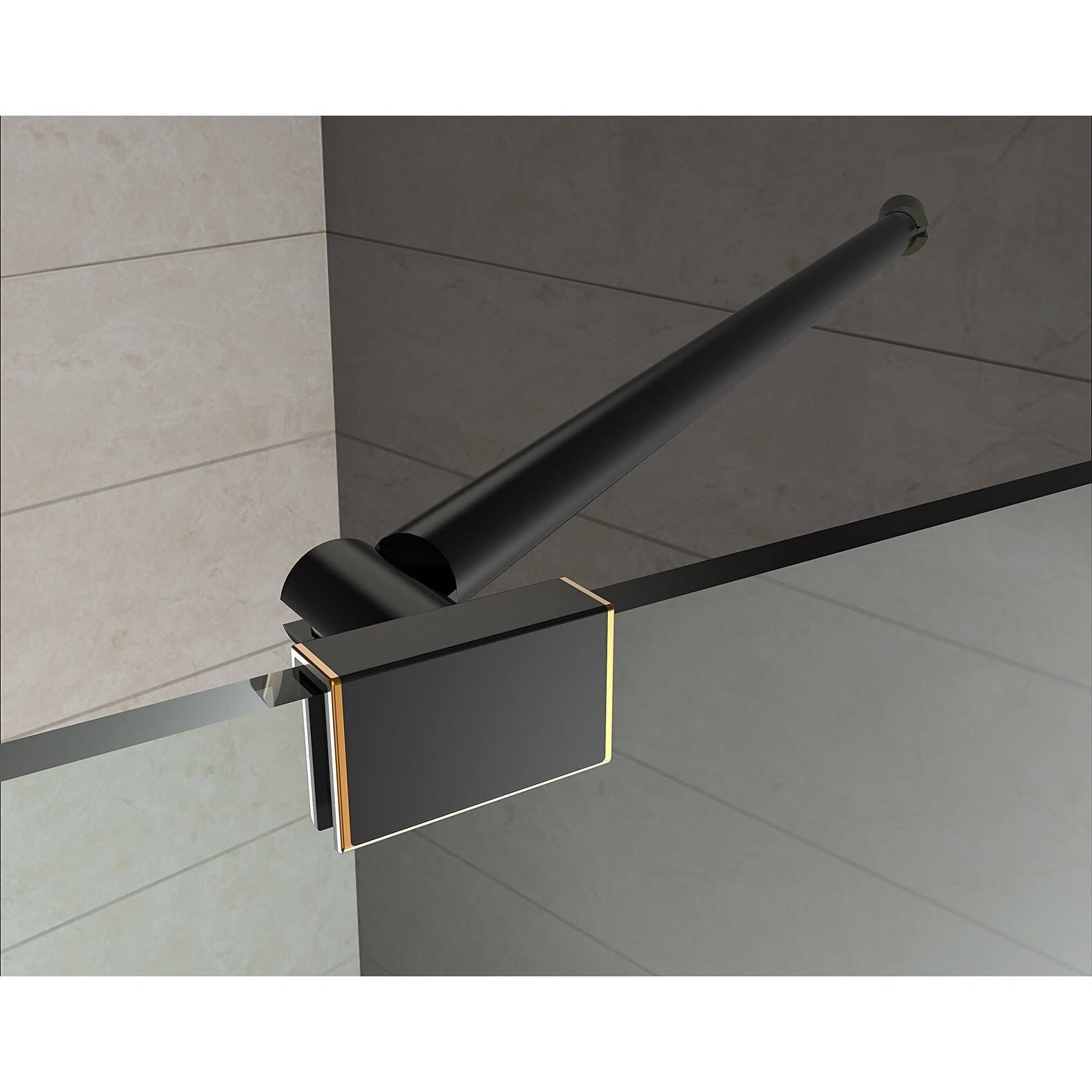 Chrome Frameless Square Shower Enclosure Z21256