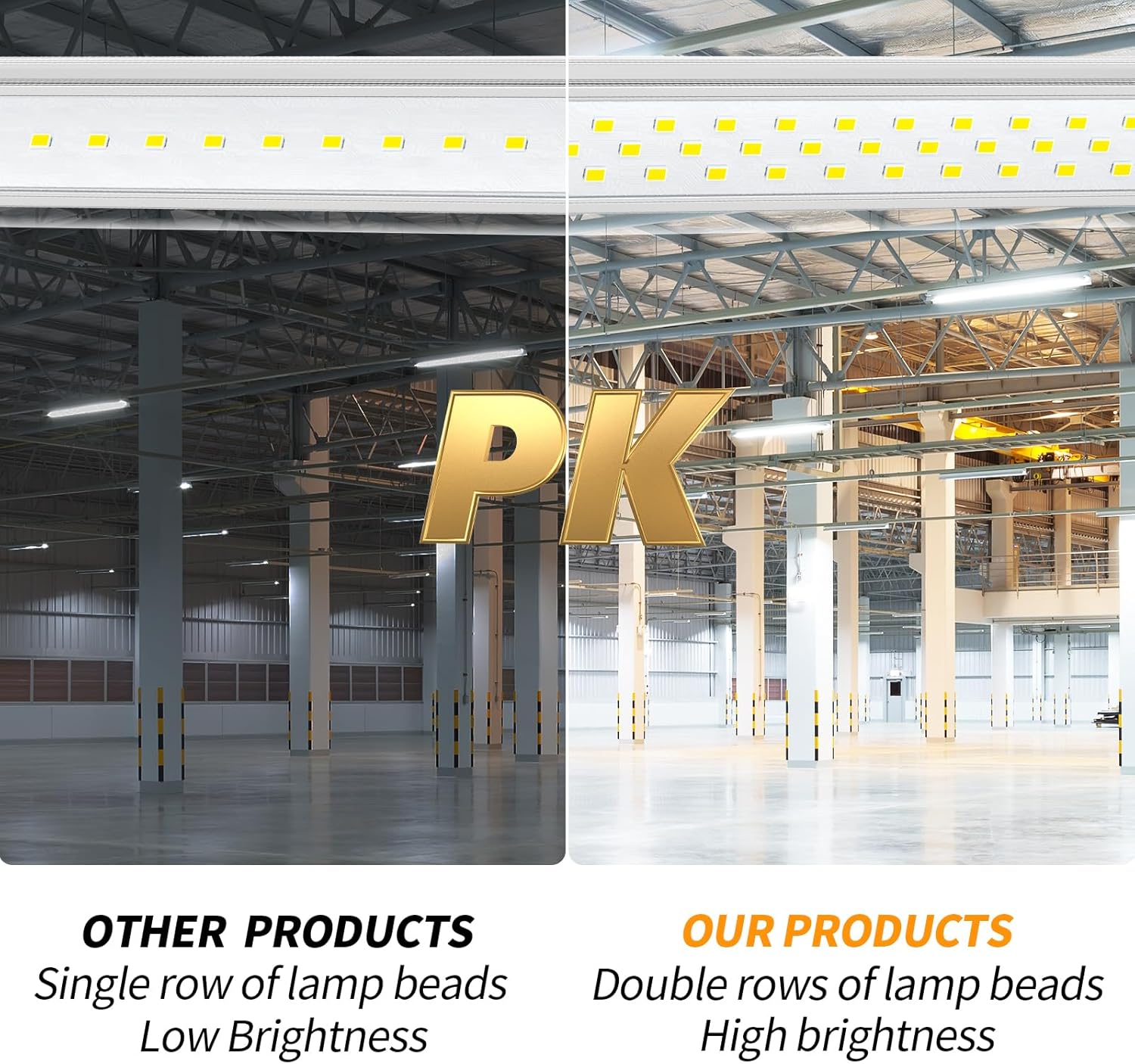 8ft 72W 9000lm 5000K T8 LED Tube Light (10Pack) K857