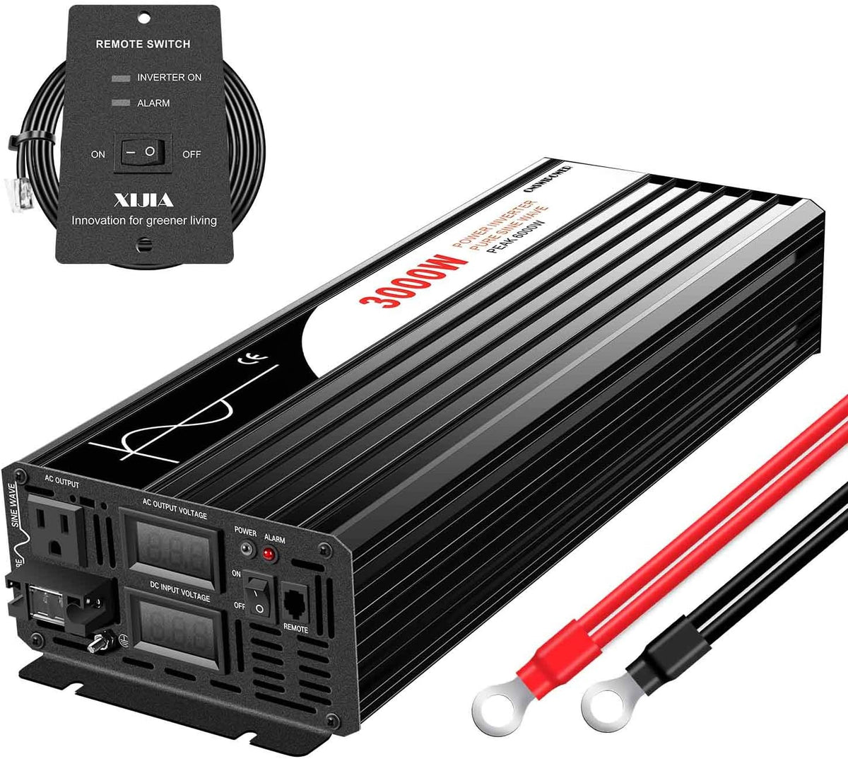 3000W DC 48V to 110V 120V AC 60Hz Pure Sine Wave Solar Inverter N953