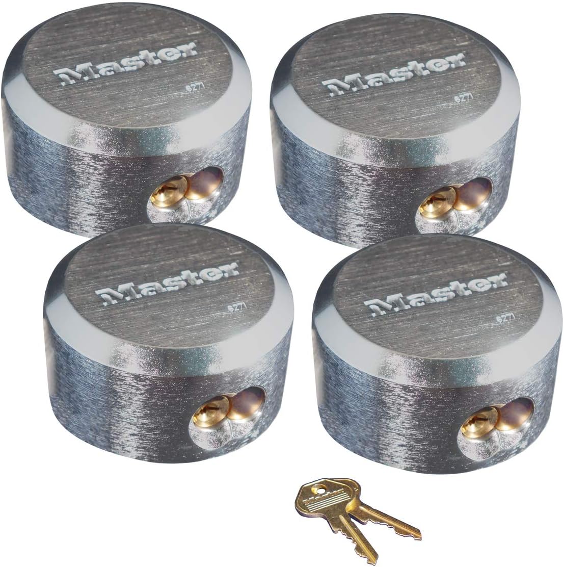 8 Pack Chrome Rekeyable Pin Tumbler Padlock Y799