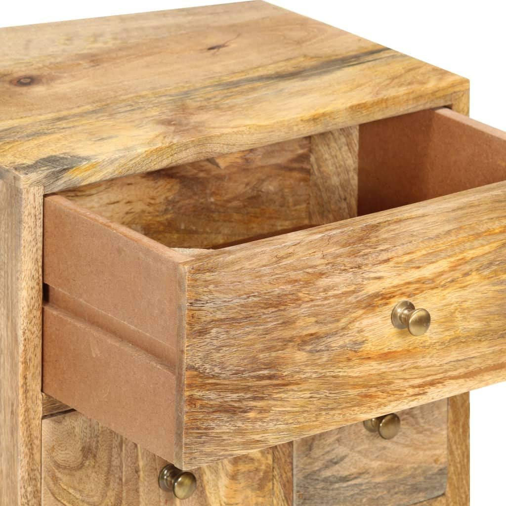 Solid Mango Wood Bedside Cabinet Y12231