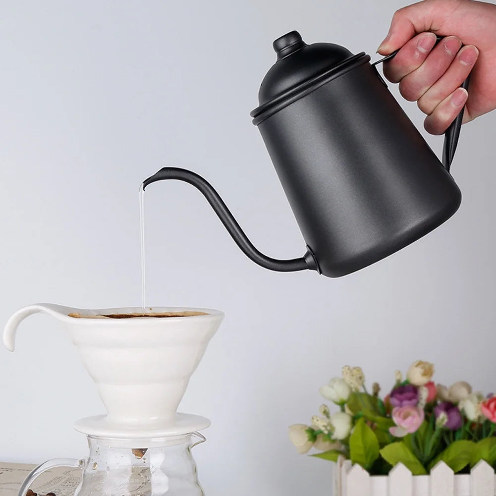 900ml Stainless Steel Black Coffee Pot D525928