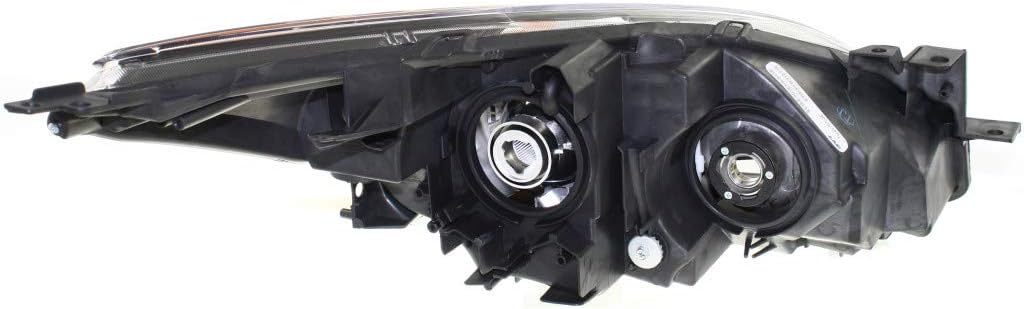 Mazda 3 Headlight Assembly 2010 2011 Pair Halogen T8792