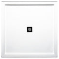 48 x 48 inch Double Threshold Shower Base with Square Drain P4997