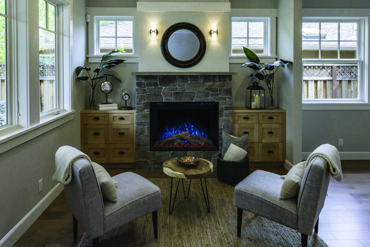30 inch Built in Electric Fireplace Insert B611795