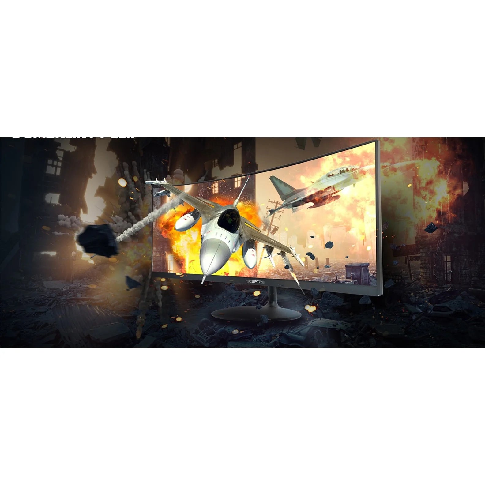 34" Curved Screen Gaming LCD Monitor, 21:9, Black K81727
