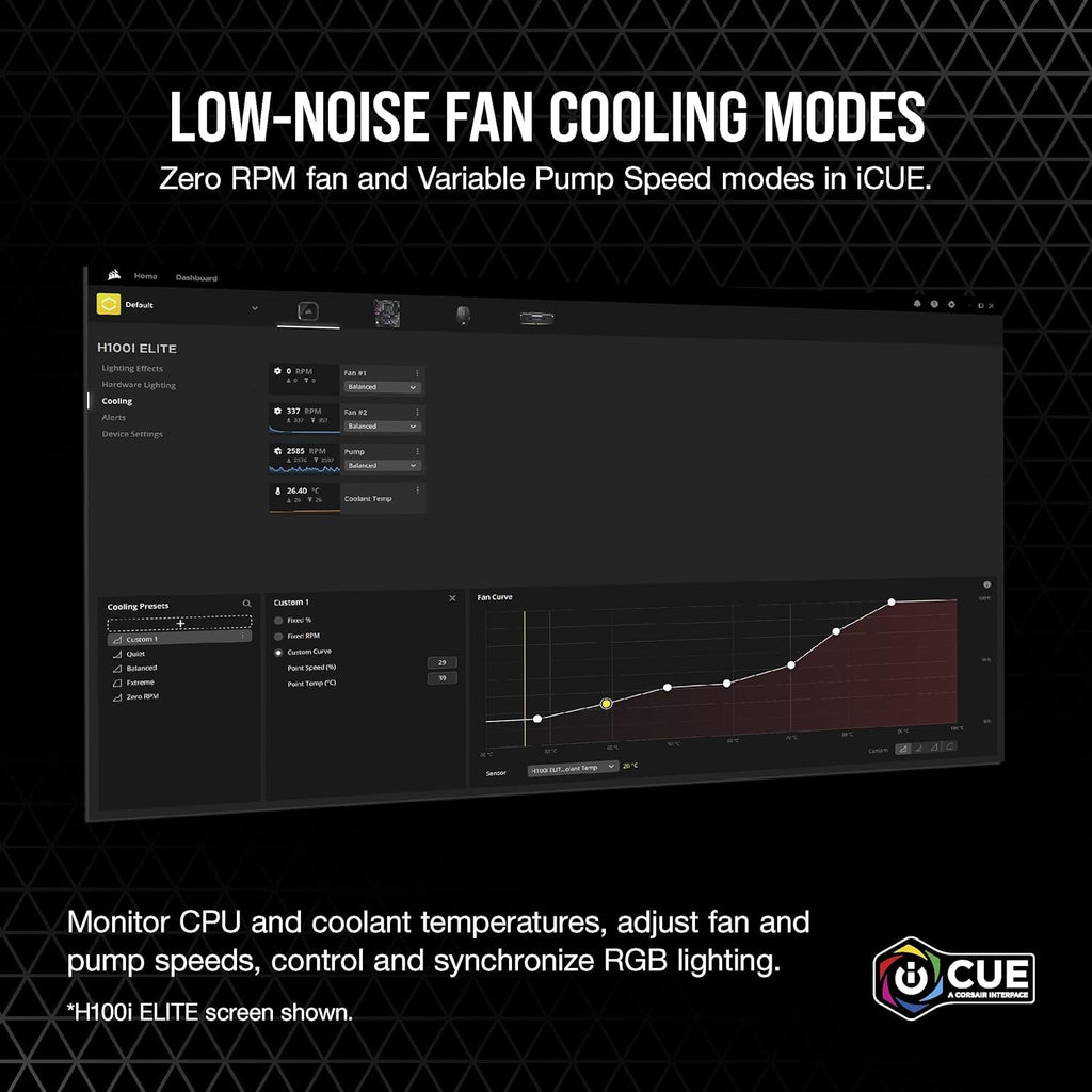 Black 240mm Liquid CPU Cooler O8195