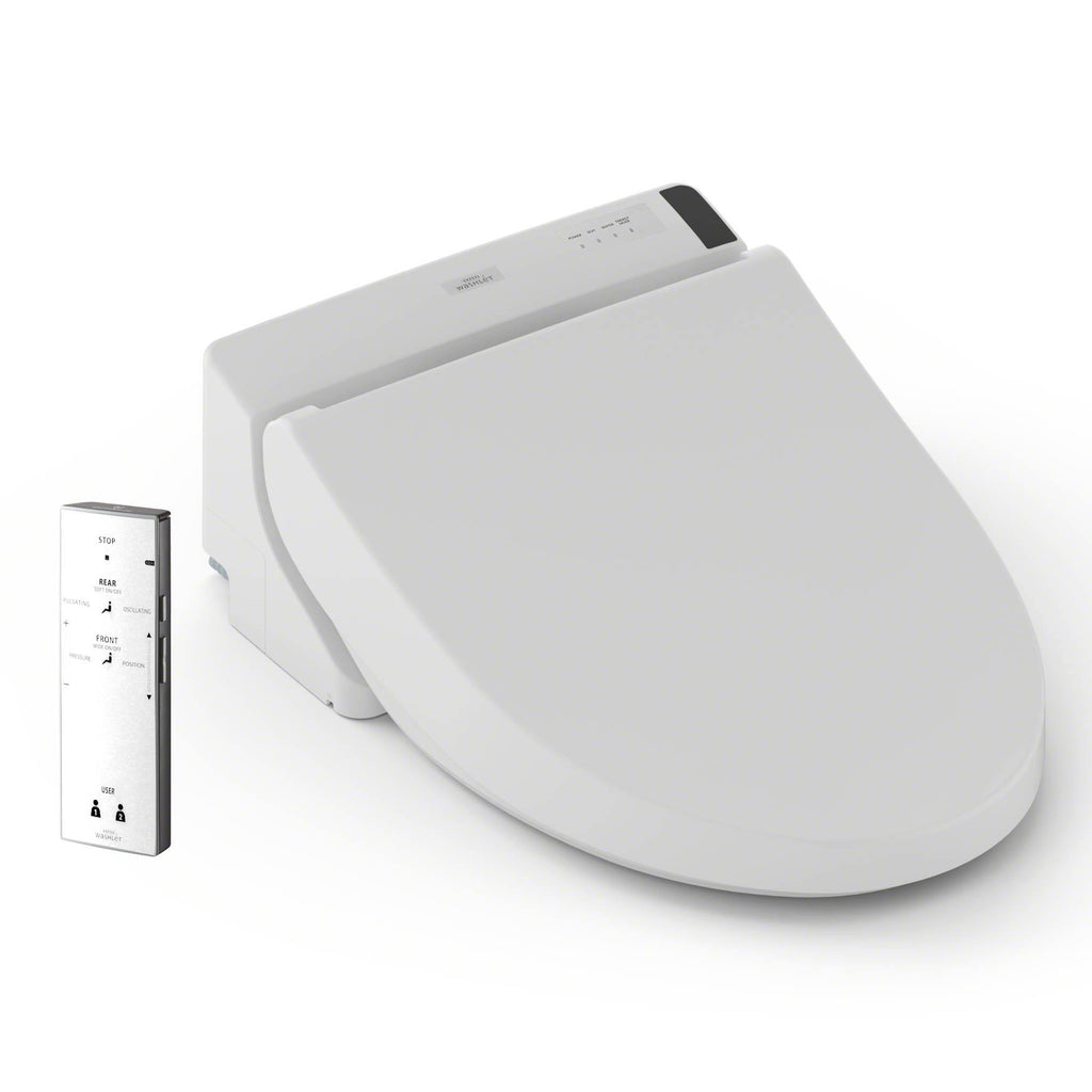 Cotton White Elongated Bidet Toilet Seat S3234