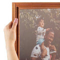 Brown 20x25 CM Picture Frame with Glass F8959