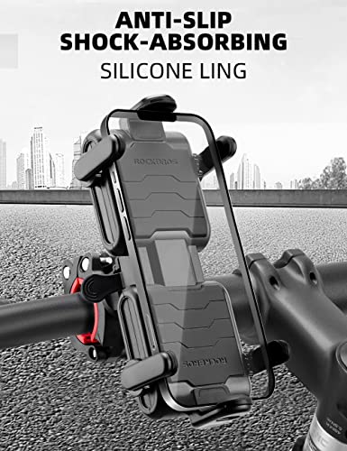 Adjustable Bike Phone Holder Handlebar Clip for 4.1" - 6.7" Smartphones S11052
