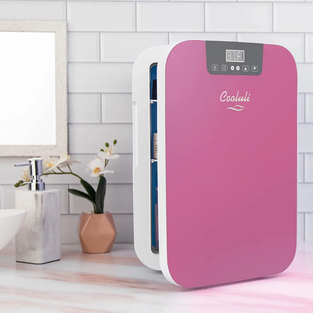 20L Mini Fridge with Glass Front and Digital Temperature Control T415