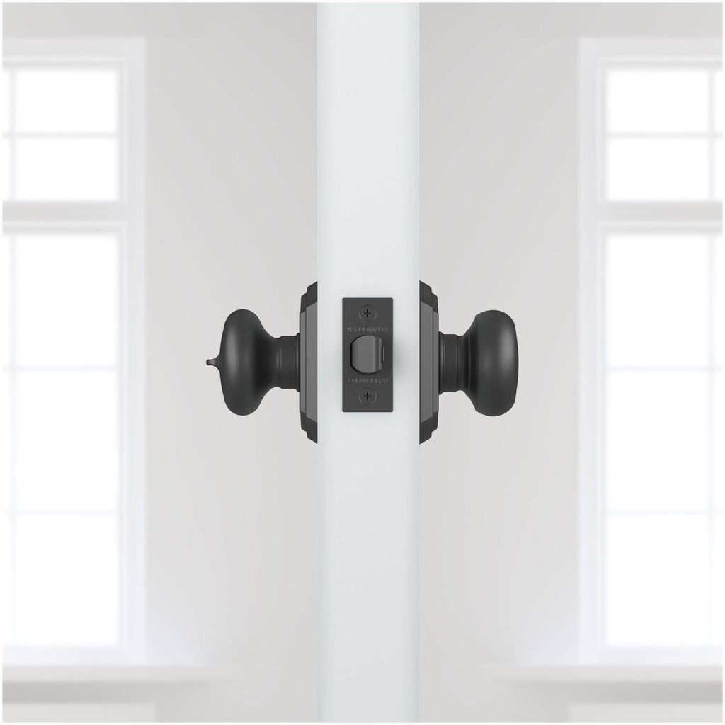 Matte Antique Nickel Round Keyed Door Knob H677621