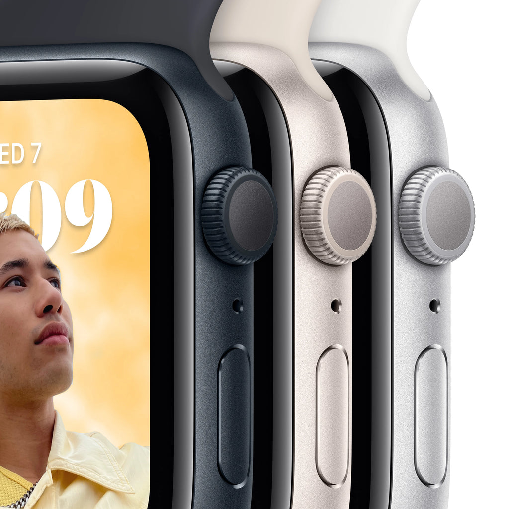Apple Watch SE 2nd Generation GPS 44mm Midnight Aluminum Case Sport Band D85295