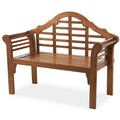 Natural Eucalyptus Wood Garden Bench Y51485