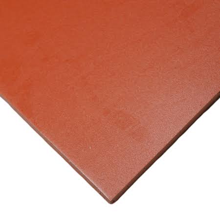 Silicone Sheet 60A Red Orange 1/4 in x 3 ft W x 6 ft U515