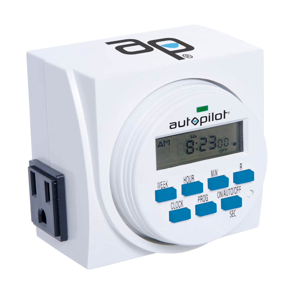 7 Day 8 Programs Dual Outlet Indoor Digital Programmable Timer N593
