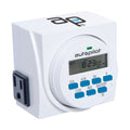 7 Day 8 Programs Dual Outlet Indoor Digital Programmable Timer N593