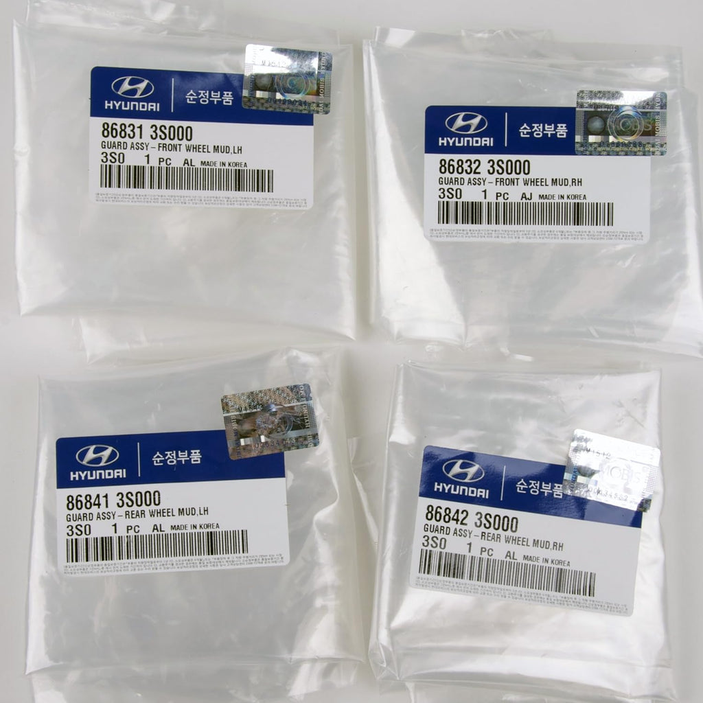 Mud Guard Flap Splash 4-pc Set C511