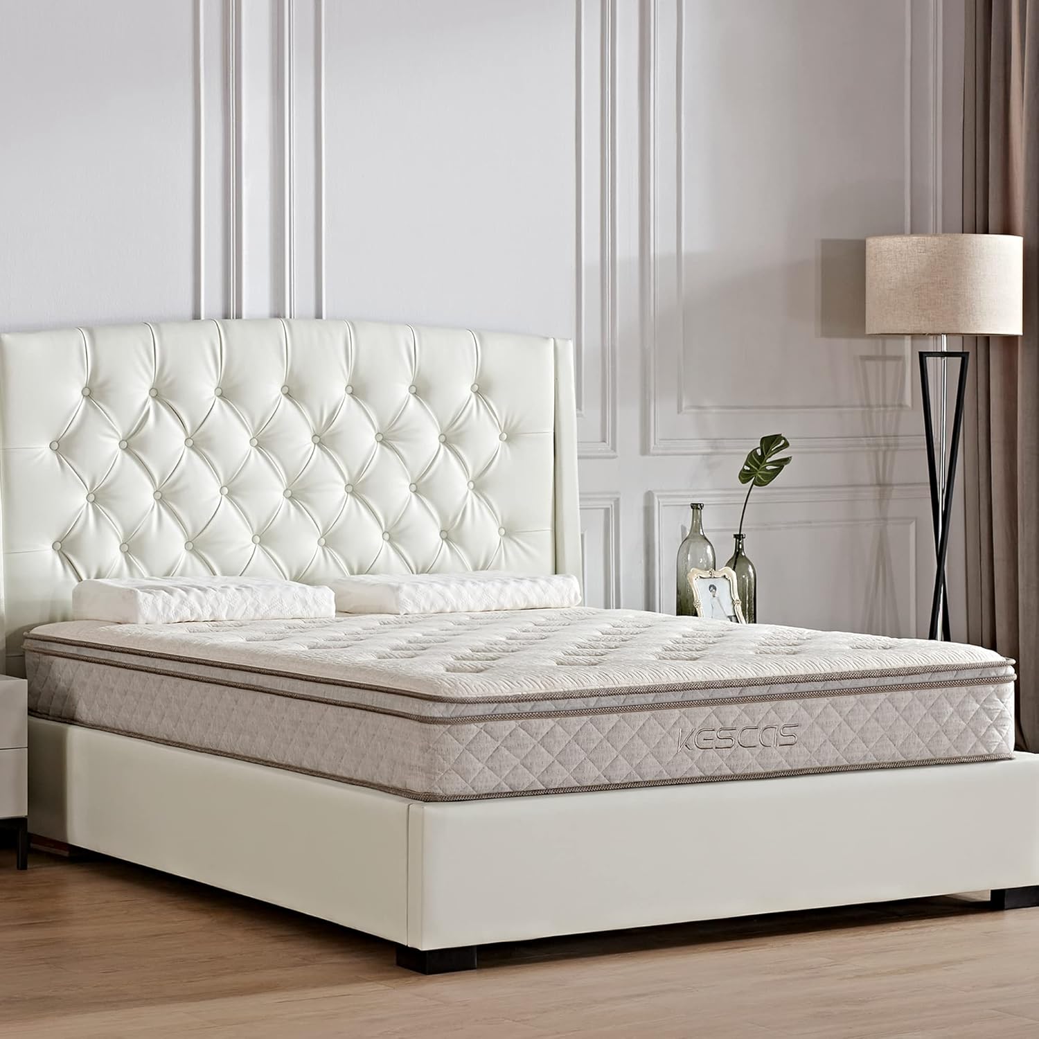 Twin 8 Inch Hybrid Mattress with Pocket Innerspring J500874