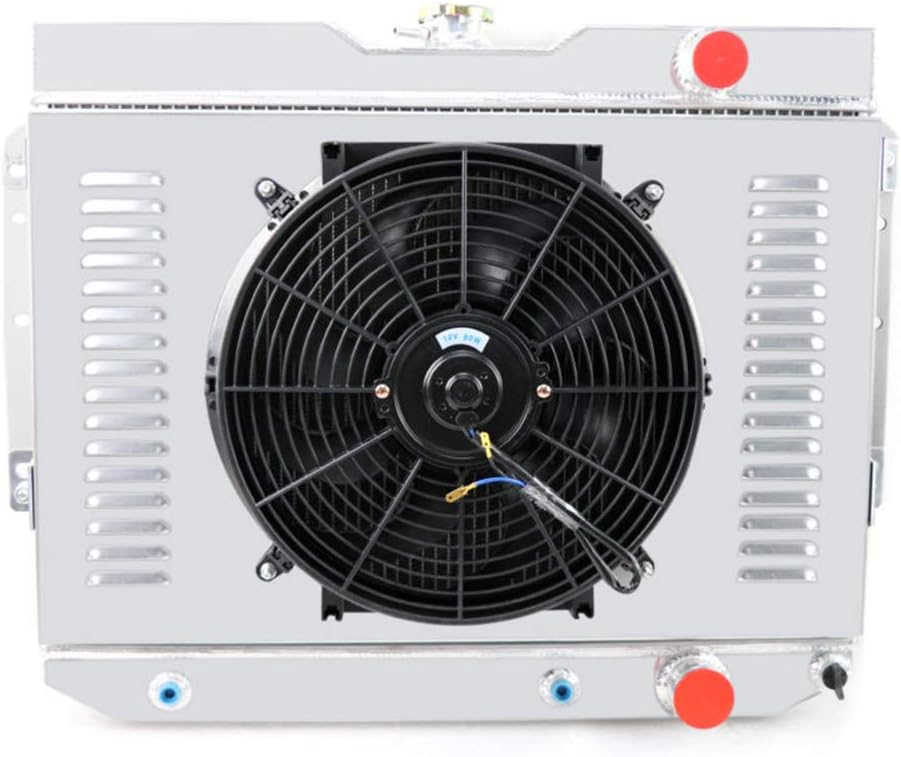 3 Row Core Aluminum Radiator with 14" Fan and Shroud F4895