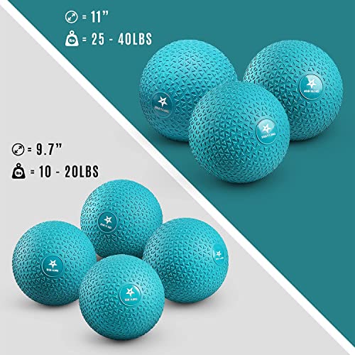 10-40lb PVC Sand Filled Weighted Medicine Ball P288