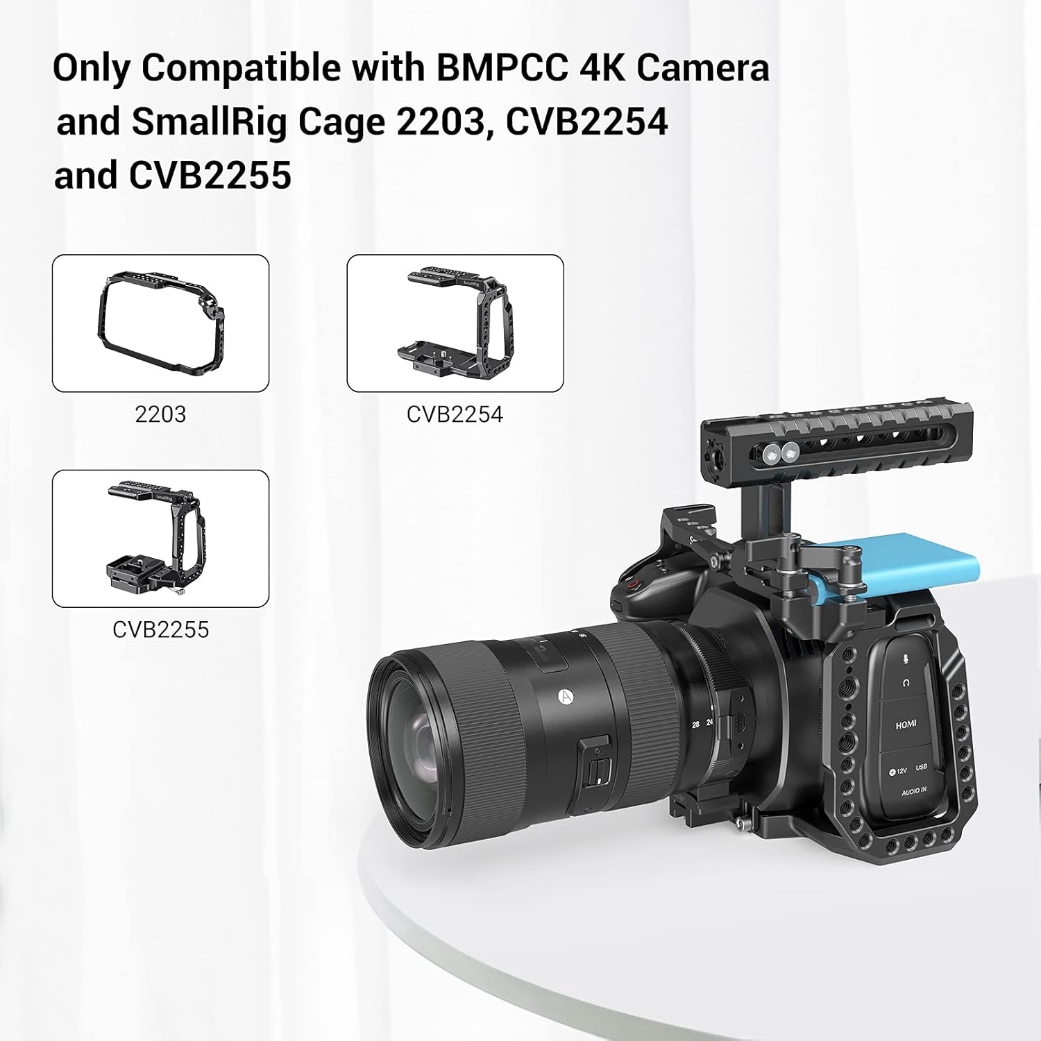 Lens Mount Adapter Support for BMPCC 4K Cage E771