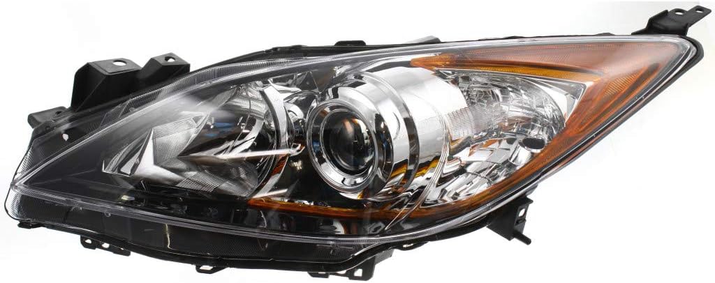 Mazda 3 Headlight Assembly 2010 2011 Pair Halogen T8792