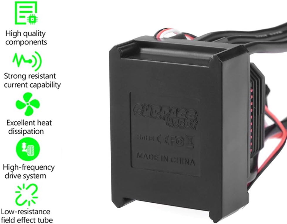 150A Brushless ESC Waterproof Electric Speed Controller Pack of 2 W373