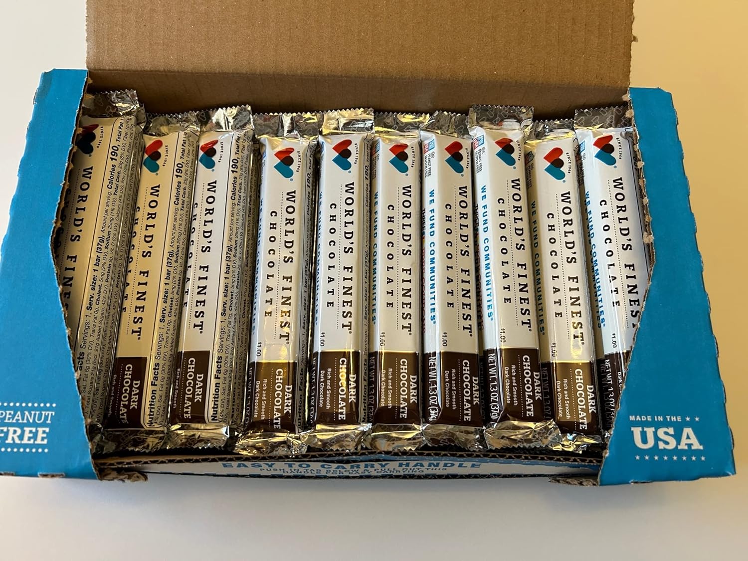 60 Dark Chocolate Bars E24371
