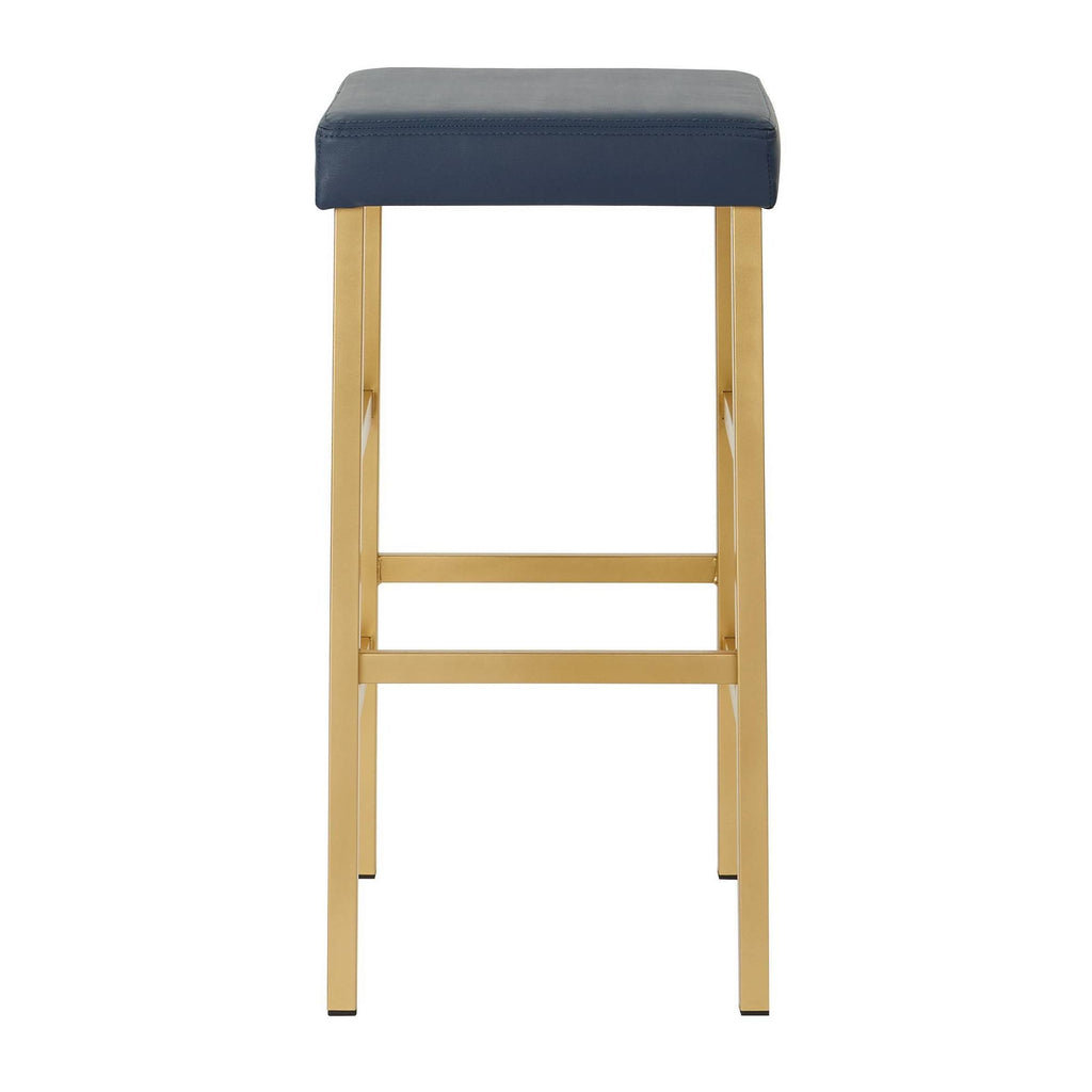 Blue Backless Stool X7479
