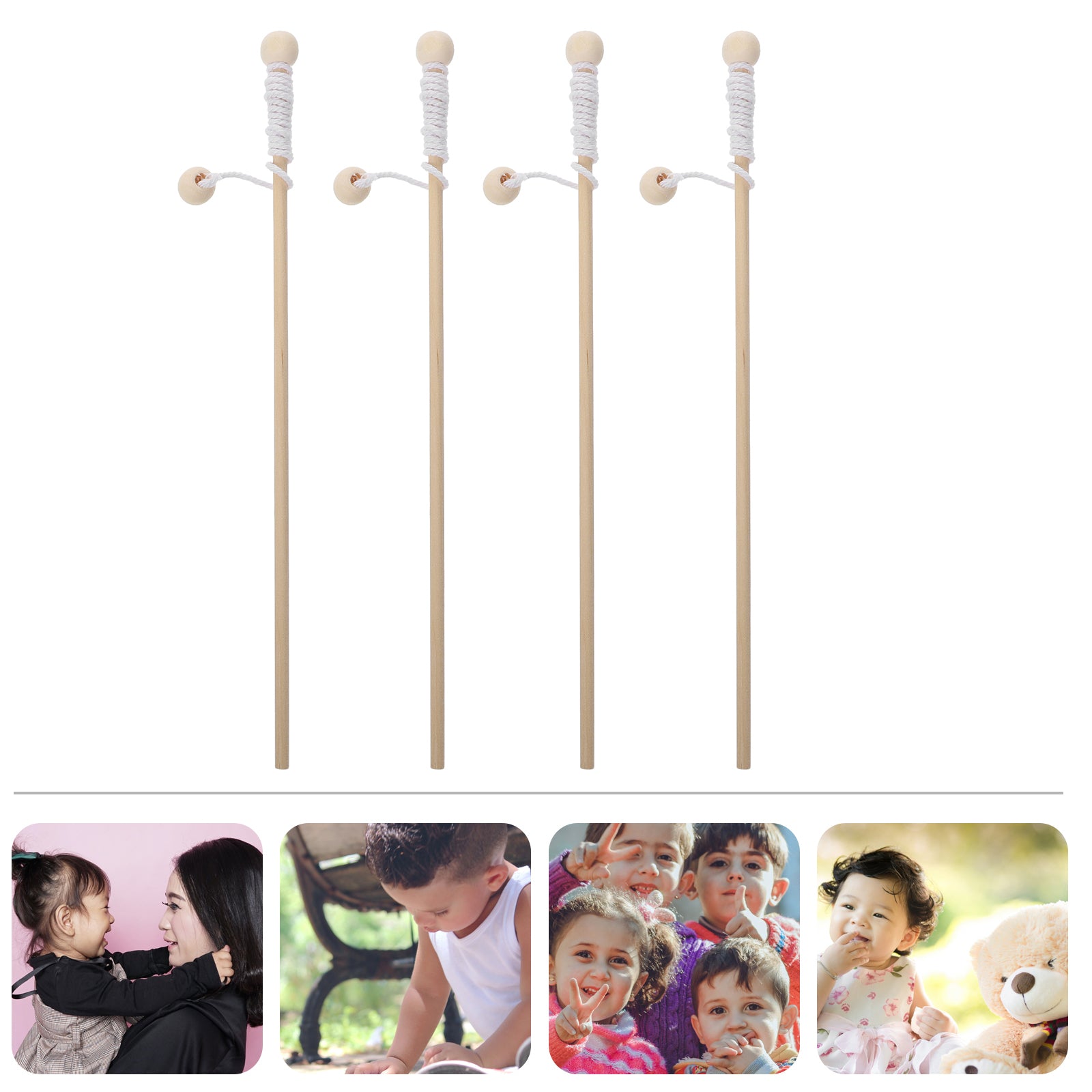 Magnetic Wooden Fishing Game with Poles R2973