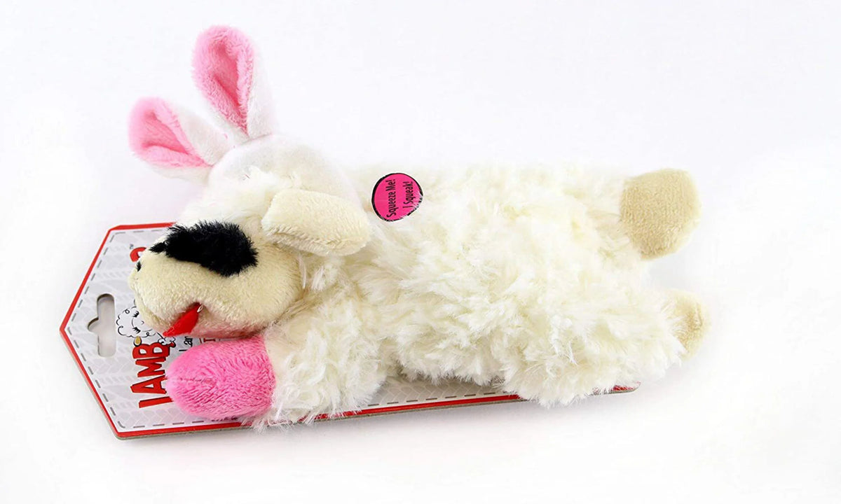 Lamb Chop Easter Plush Dog Toy K182