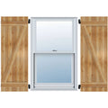 Rough Sawn Western Red Cedar Board-n-Batten Shutters B366