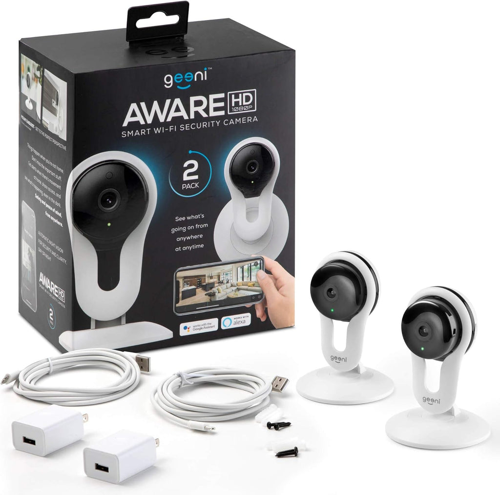 White 2 Pack Indoor Smart Security Camera S661
