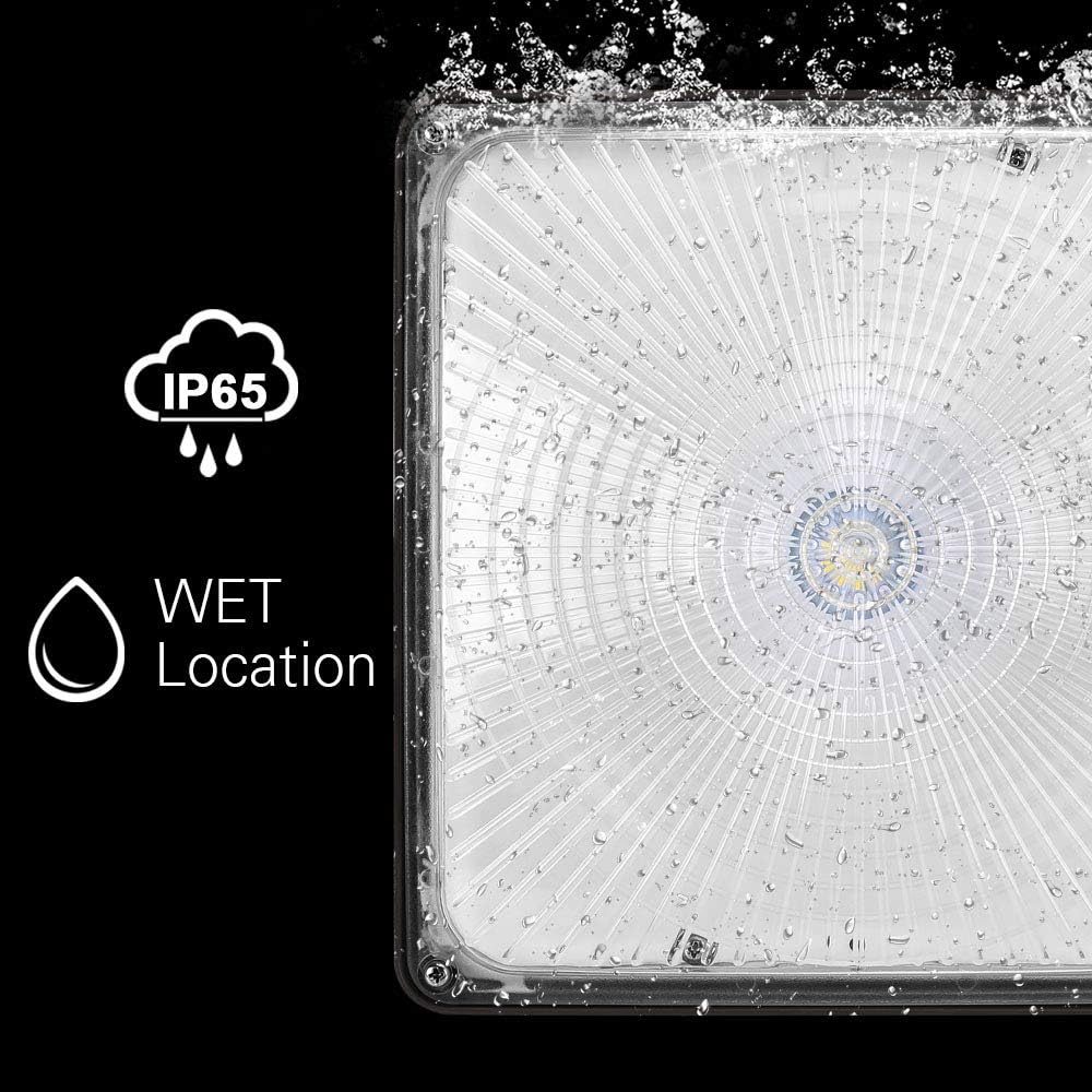 40W LED Canopy Area Light 6 Pack 5000K X7002