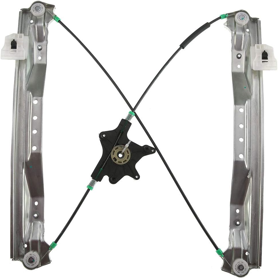 Front Passenger Side Power Window Regulator without Motor Pack of 2 Z436