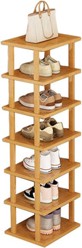 Bamboo 7-Tier Shoe Rack Storage Organizer Shelf B258