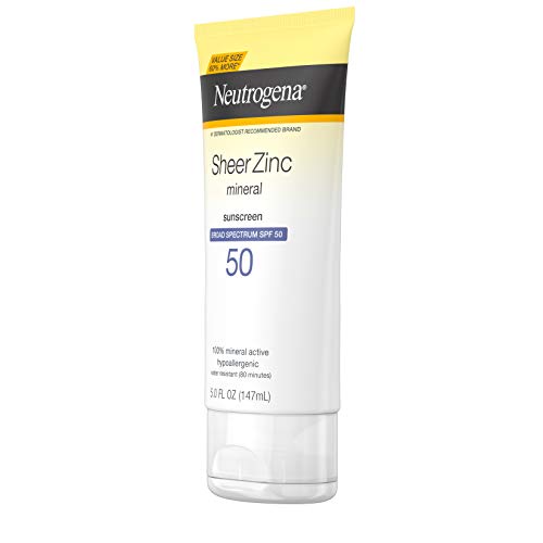 Sheer Zinc Oxide Dry-Touch Sunscreen Lotion SPF 50, 3 fl. oz H9426