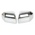 Chrome Pair Top Mirror Covers Caps Z3865