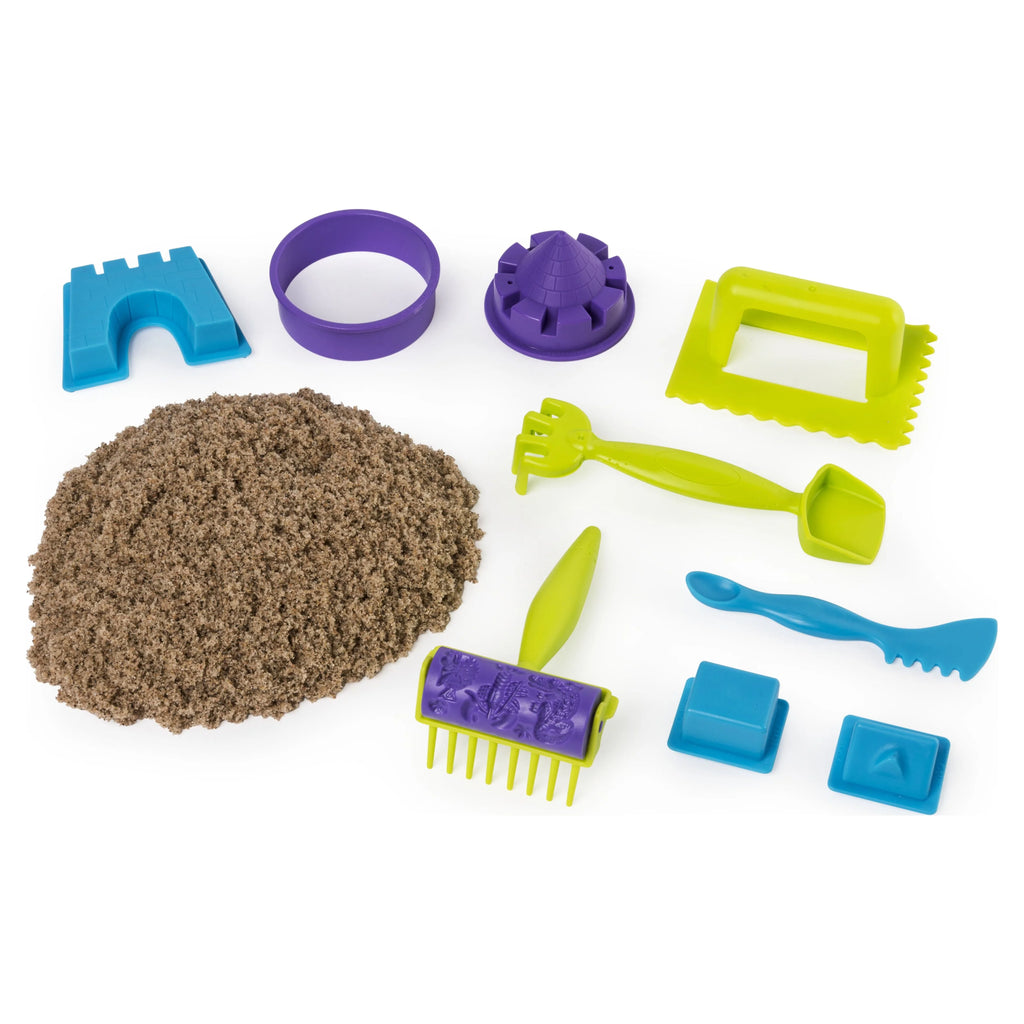 12 oz. All-Natural Kinetic Beach Sand Playset with Castle Molds F8247