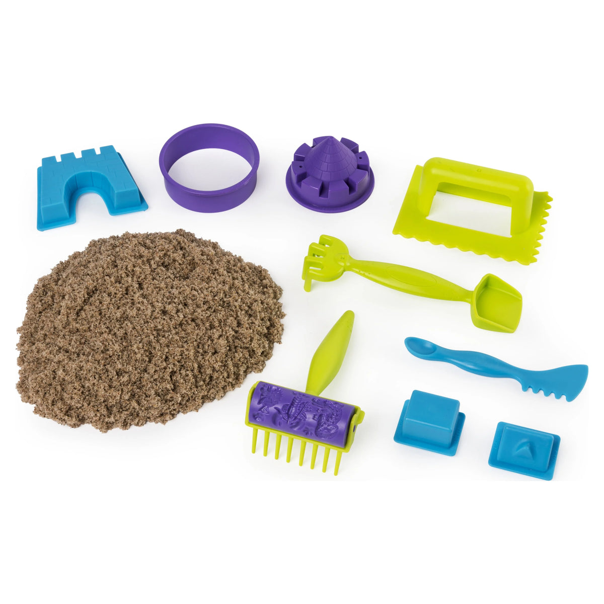 12 oz. All-Natural Kinetic Beach Sand Playset with Castle Molds F8247