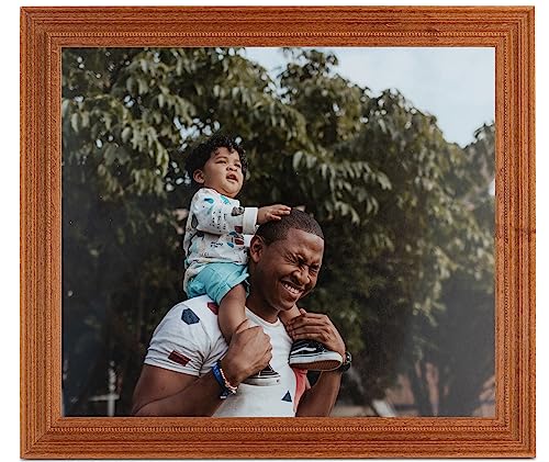 Brown 20x25 CM Picture Frame with Glass F8959