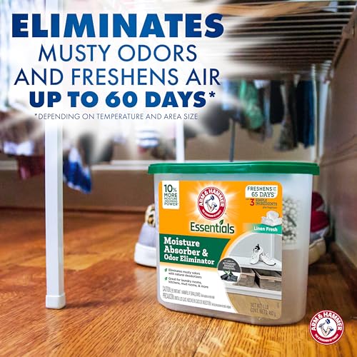Fragrance Free Disposable Moisture Absorber and Odor Eliminator Tub, 1 lb. Y62620