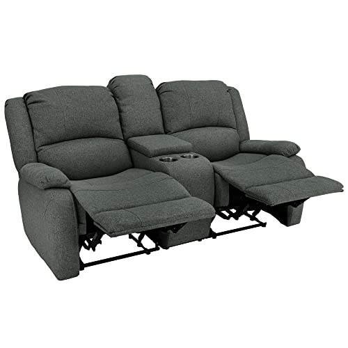 94" Double Recliner RV Sofa with Convertible Console Z171699