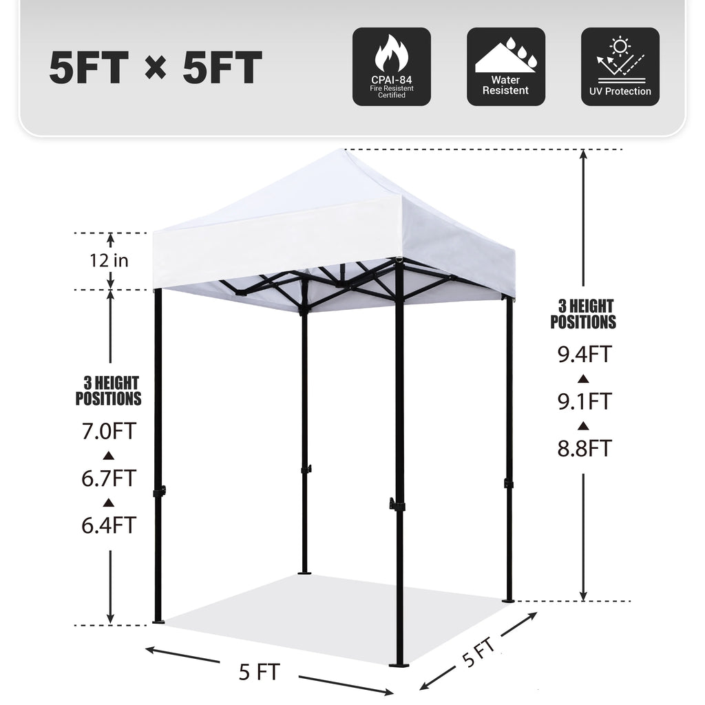 5x5 Pop up Canopy Heavy Duty Tent Z287