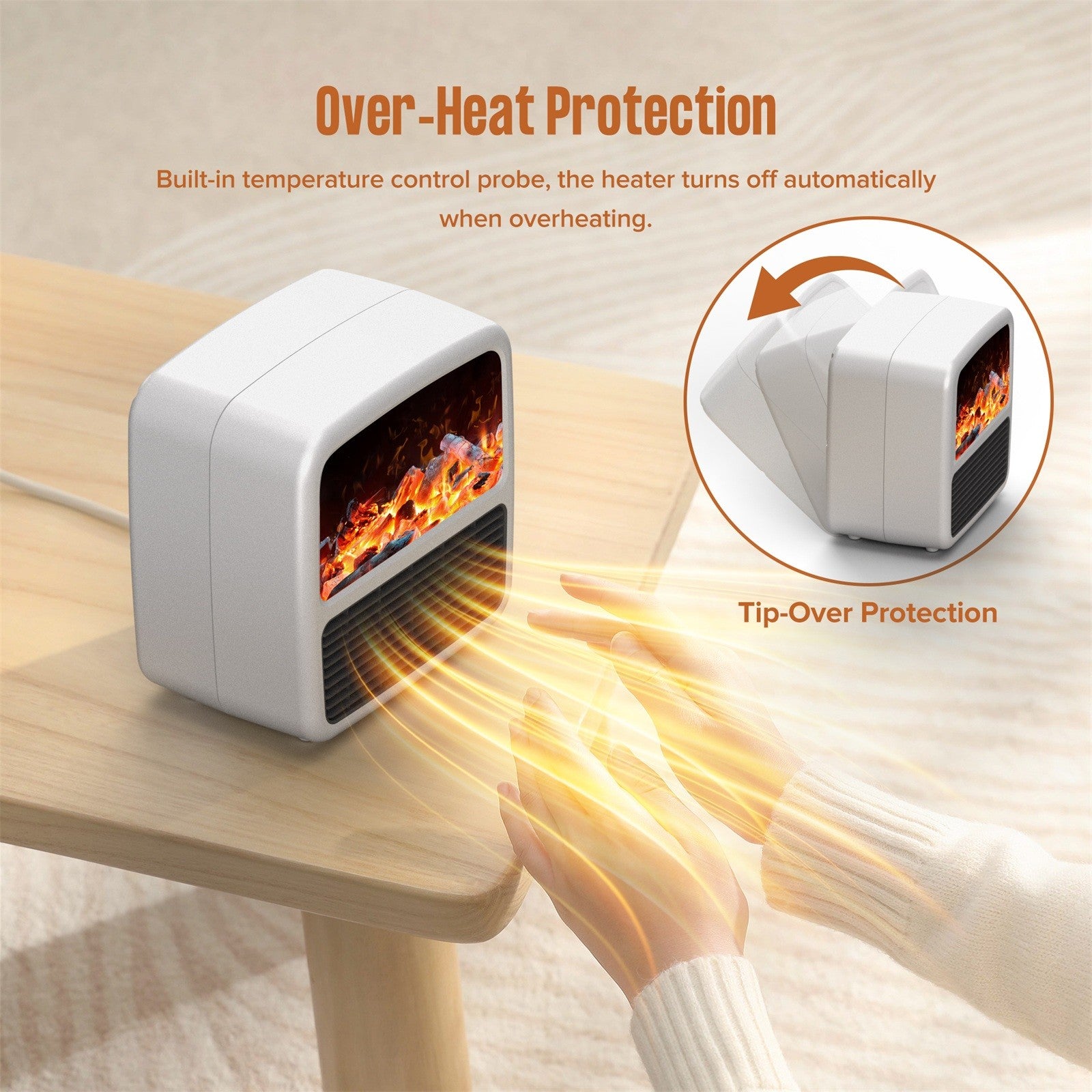 Small Ceramic Electric Space Heater J48657