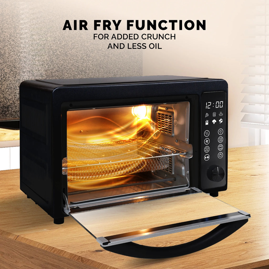 22-Quart Digital Touchscreen Air Fryer Toaster Oven, Black N118005